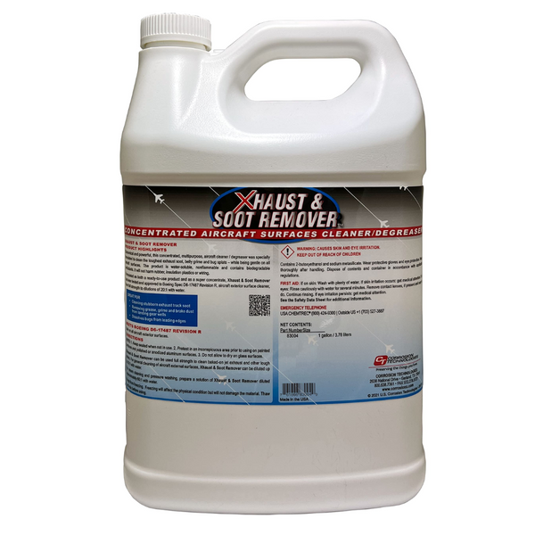 Xhaust and Soot Remover - 1 Gallon Aircraft Care by Corrosion Technologies | Downunder Pilot Shop